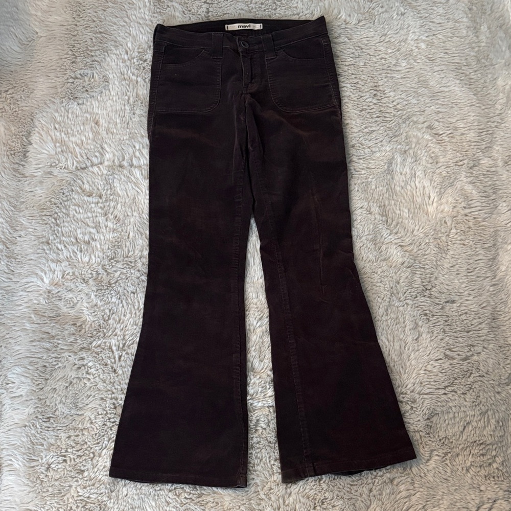 Mavi size: 26/34 - Dark Brown Flare Corduroy Pants
